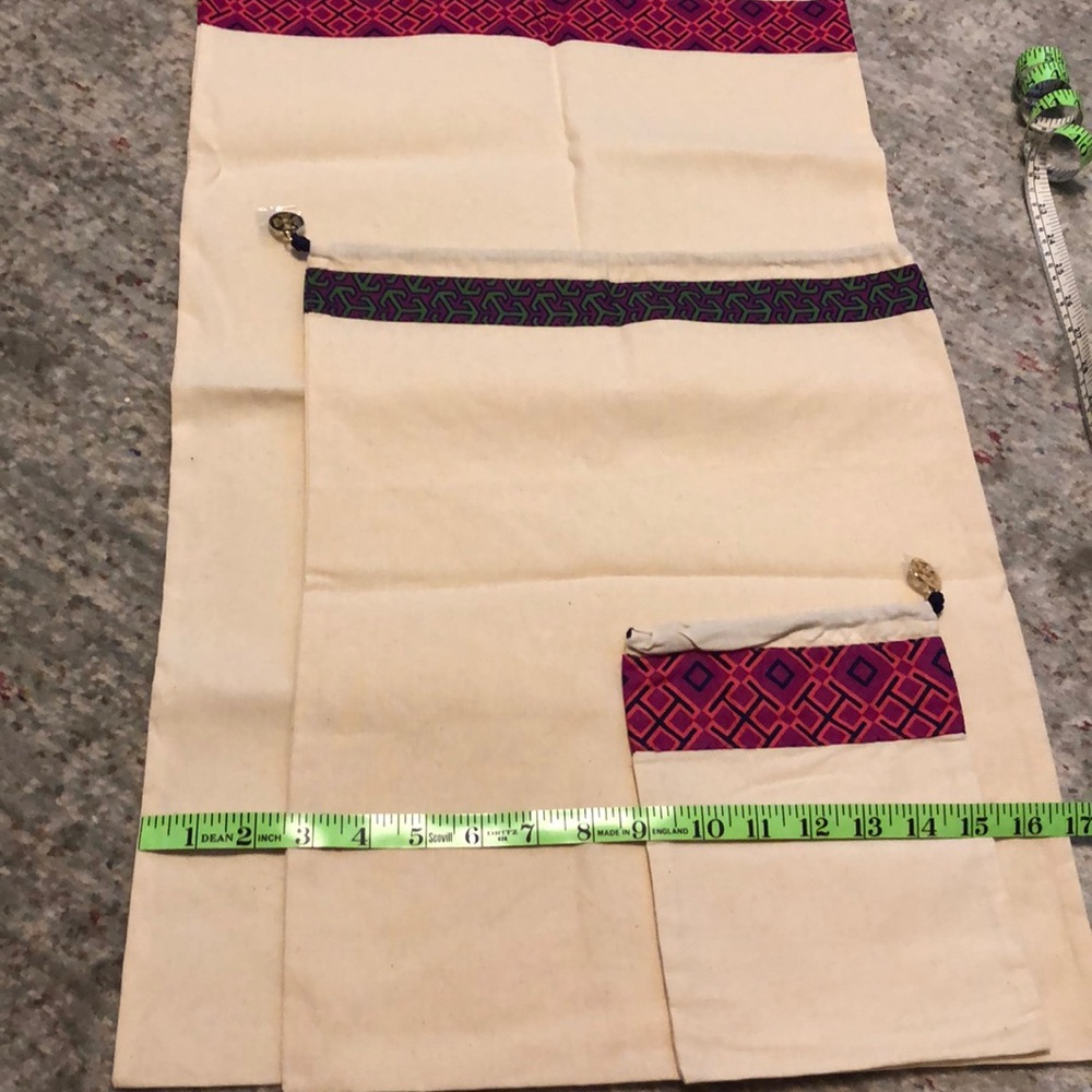 Tory Burch cloth dust bags - 2 sizes Large & small